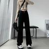 Casual High-waisted Wide-leg Pants Jeans Women's Autumn and Winter New Straight-leg Pants Loose and Thin Floor-mopping Jeans