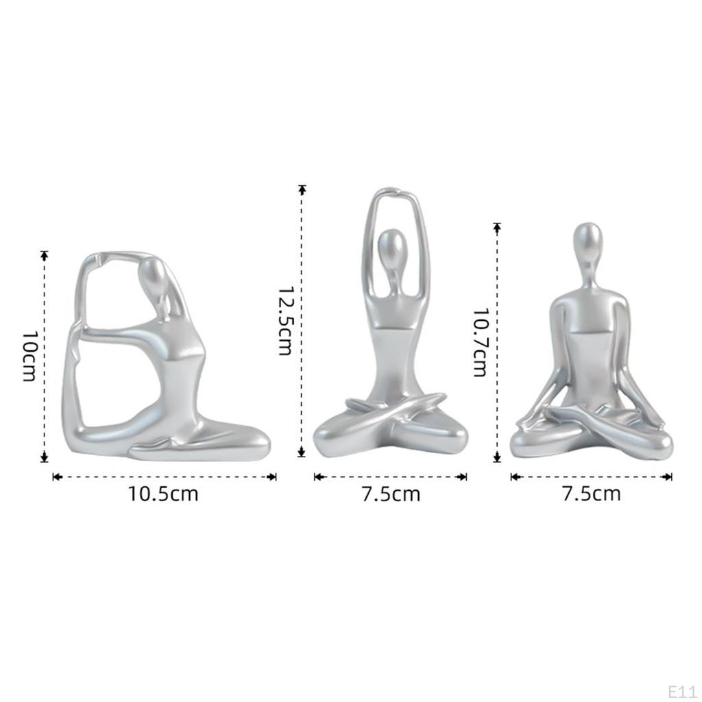 Statue for Women, 3 Pieces, Figurine, Modern And Creative Resin Craft Sculpture, Ornament