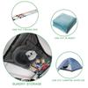 80x55CM Car Ceiling Roof Interior Cargo Zipper Net Universal Storage Bag Sundries Organizer Adjustable Mesh Pocket for Van SUV