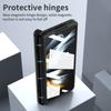 Magnetic Hinge Protective Case For Samsung Galaxy Z Fold 4 5g With Front Film Lens Cap Zfold4 All -Inclusive Case Fold4 Funda