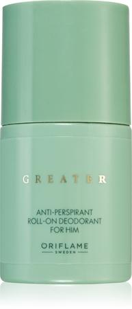 

Oriflame Greater For Him Antiperspirant Roll-On TU прозрачный