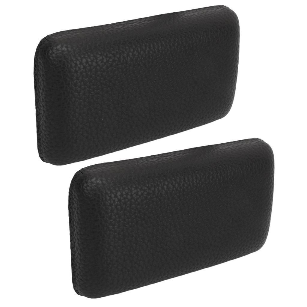 Car Leg Pads Microfiber Pu Leather Soft Automobile Center Console Knee Elbow Pad Cushion Black