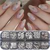 Xiaomi 12 Grids Golden Silvery Starlight Nails Art Charms Moon Cross Star Design Alloy Studs Nail Art Decoration DIY Manicure Supplies