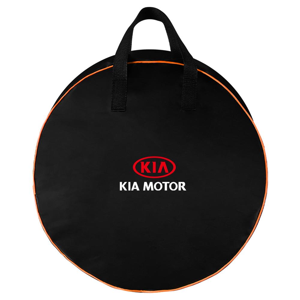 

2026 Горячая Автомобильная Наклейка Сумка-чехол для хранения и переноски автомобильного зарядного кабеля Круглая сумка для переноски зарядных кабелей для Kia Rio 3 Soul Picanto EV6 Cerato N