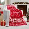 2025 New Christmas Soft Skin Friendly Blanket Thickened Warm Living Room Sofa Blanket Four Seasons Universal Holiday Decoration