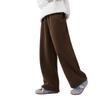 ZUOXI Girls' Fleece-Lined Corduroy Straight-Leg Pants