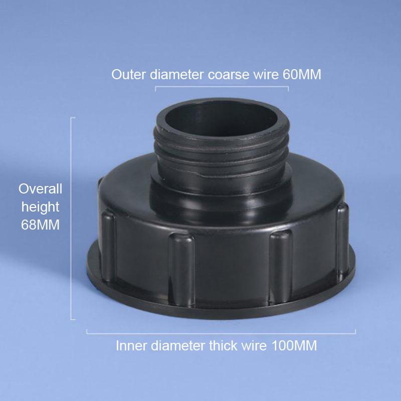 IBC Adapter S100xS60 To Dn100 Reduce S60 IBC Tank Connector Adapter Ton Barrel Accessories Valve Adapter