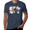 Spring Magnolia Abstract TShirt Essential Solid Color TShirt
