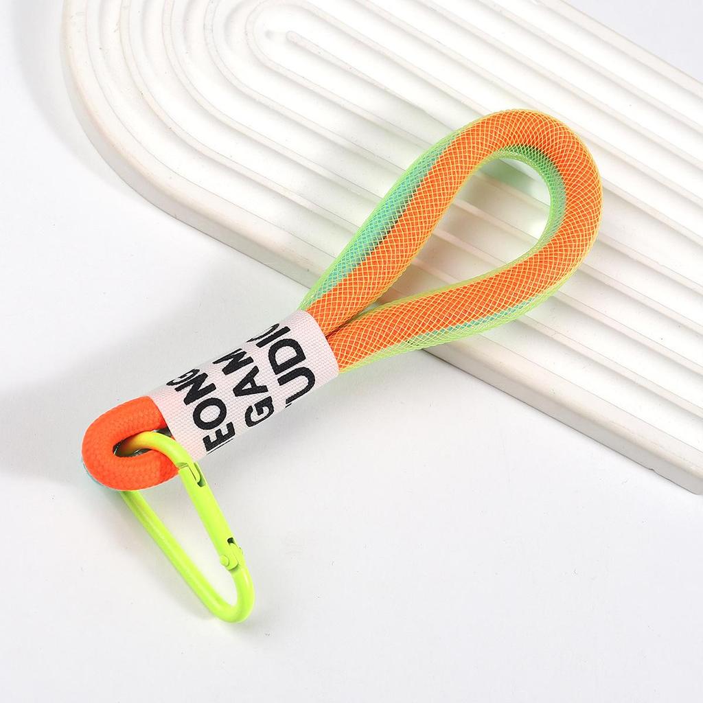 Mehrfarbig Handgewebter Schlüsselanhänger Handy-Lanyard Anti-Verlust Knoten Seilband Schlüsselring Männer Frauen Autoschlüsselhalter Zubehör