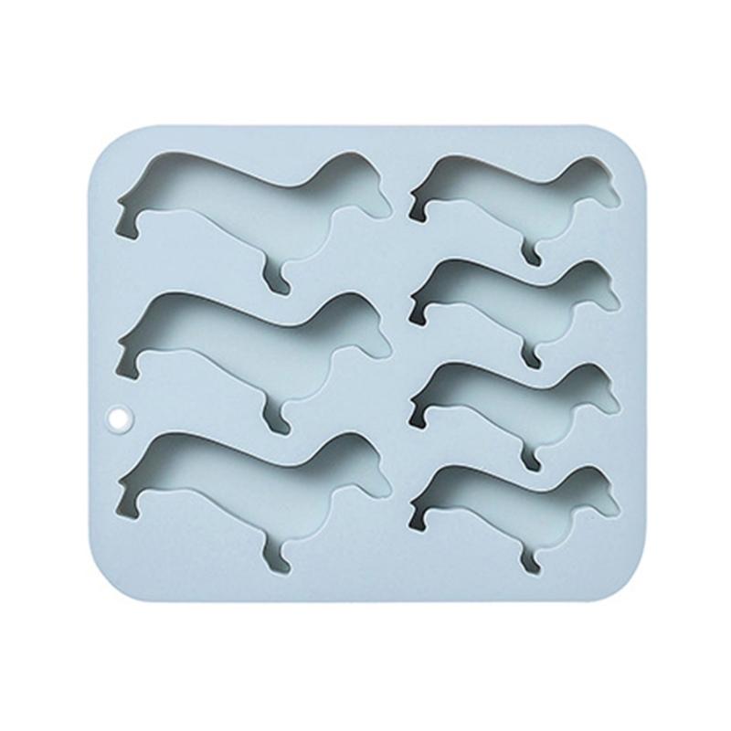 7 Cavity Sausage Dogs Silicone Mold 3D Fondant Mold DIY Cake Ornament Mold