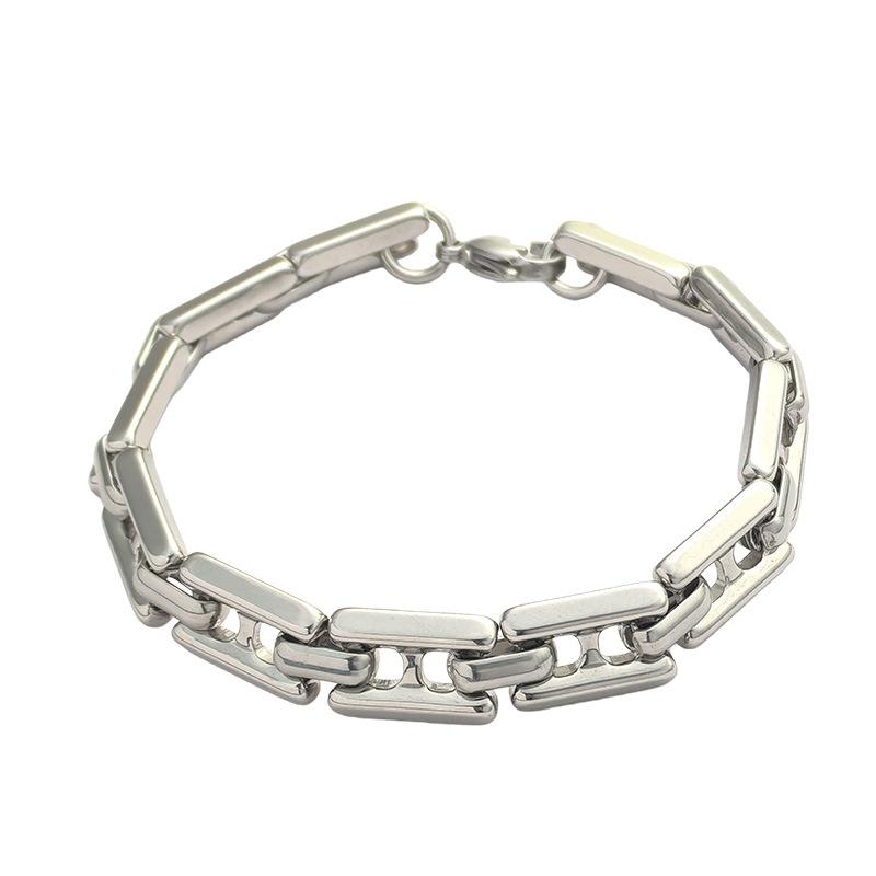 Newly designed multi-color men s and women s bracelet made of stainless steel - simple, cool, versatile and trendy.