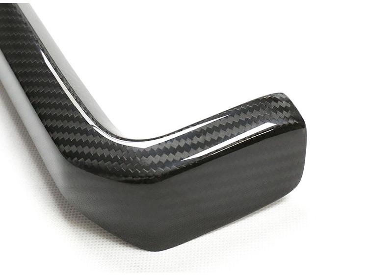 Popular Dry Carbon Fiber Interior Trim Kit for Ford Raptor F150: Includes Steering Wheel, Center Console, Air Vent Stickers