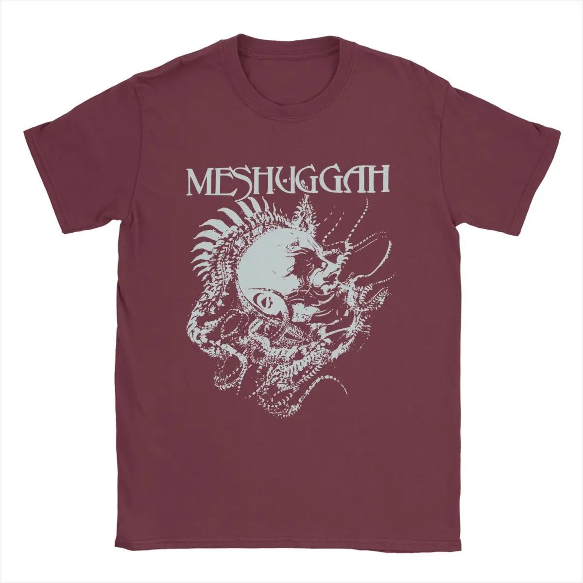 Men s T-Shirt Koloss Extreme Metal Band Meshuggah Vintage Pure Cotton Tee Shirt Short Sleeve T Shirt Crewneck Tops Gift Idea ... S разноцветный
