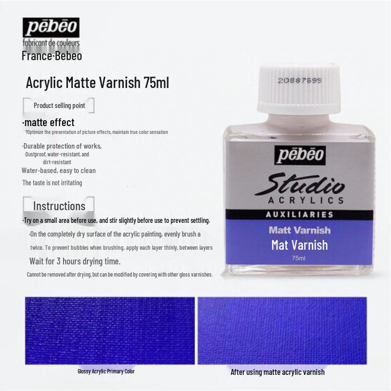 Акриловый Глянцевый Медиум и Лак для Смешивания Красок, Разбавления и Защиты Каменных Картинок