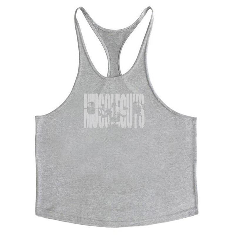 Muscleguys Relaxed Large Casual Tank Top Men's Sports Fitness Sleeveless T-shirt Summer Lightweight Training Top