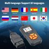 V318 OBD Code Reader Auto Scanner with Color Screen, 10 Languages & 9 Protocols for Fault Detection