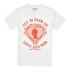 Bridgerton Unisex Adult Love And War Lady Whistledown T-Shirt