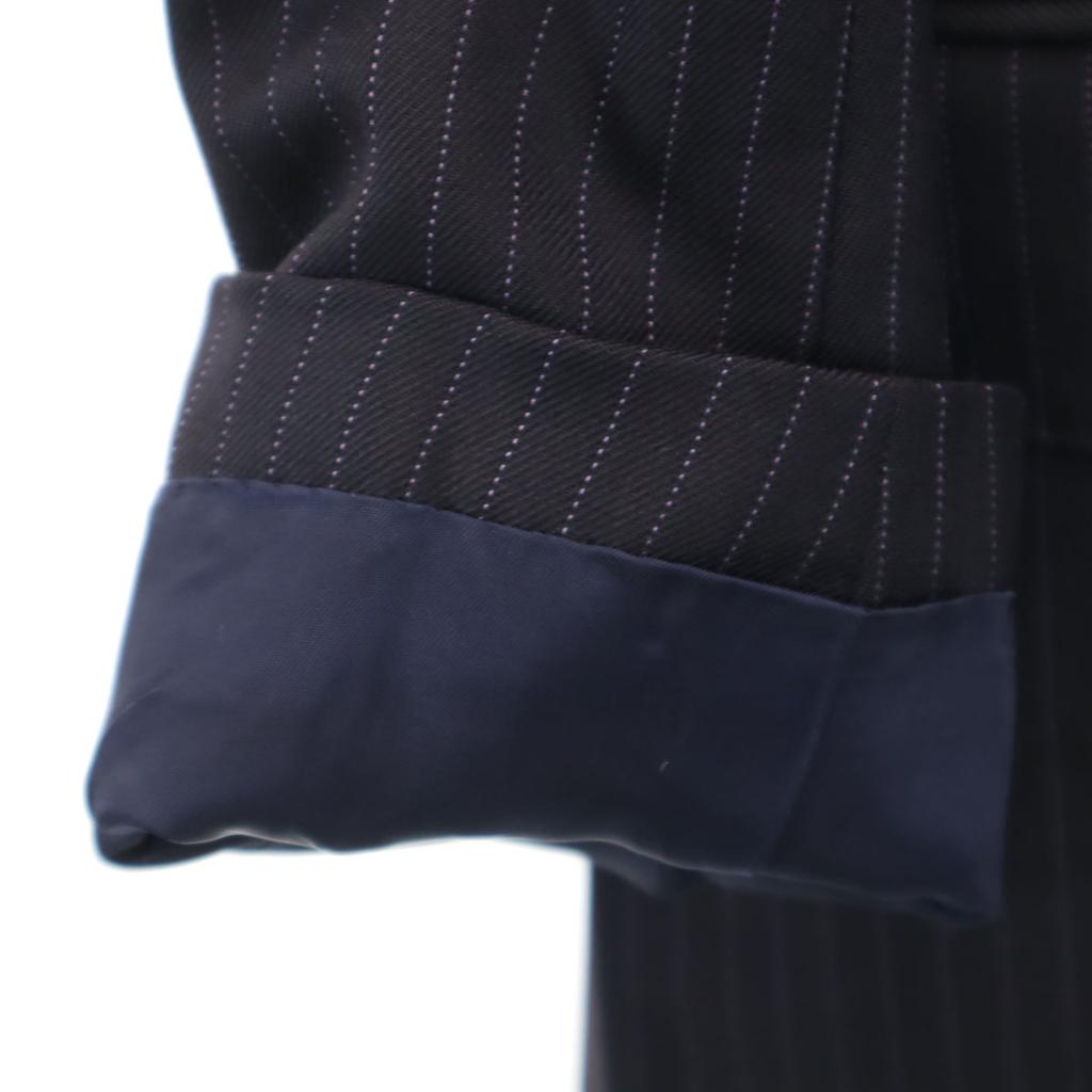 BEAMS F Made in Japan Gestreifter Anzug Set 93 Marineblau Herren Gebraucht