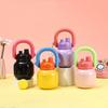 Leak-proof Thermal Cup 650ml Student Straw Cup Cute Vacuum Flask