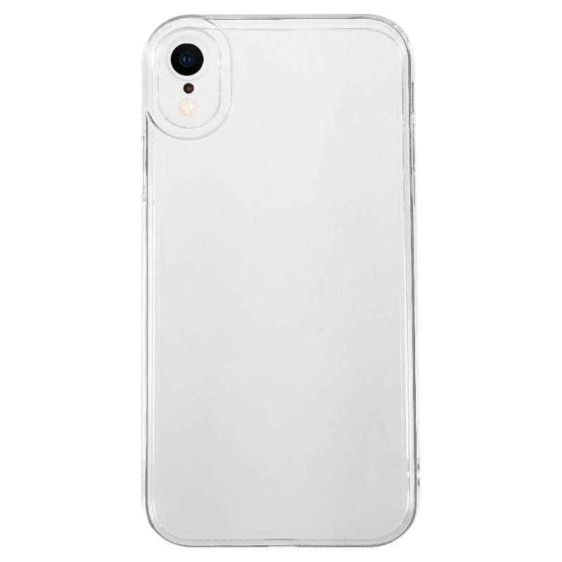 

For iPhone XR 6.1 inch High Transparency TPU Mobile Case Precise Cut-Out Thicken Phone Back Cover A