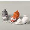 Home Decoration Cartoon Figurine Funny Cat Desktop Decoration New Animal Figurine  Home
