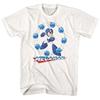 Mega Man Water Shield White Gaming Shirt