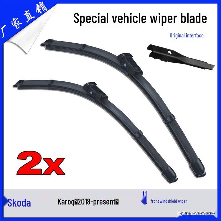 

Skoda Karoq 2018+ Bone-Free Front Windshield Wiper Blades