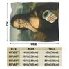 Funny Toilet Paper Mona Lisa Blankets Spring  Warm Cozy Bedding Throws For Adults Living Room Flannel Bedspread Bed Cover