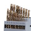 A96I-Cobalt Drill Bits Set M35 High Speed Steel Twist Jobber Length For Hardened Metal, Stainless Steel, Cast Iron