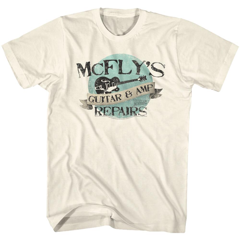 Back To The Future Movie McFly Guitar Amp Repairs Men T Shirt S