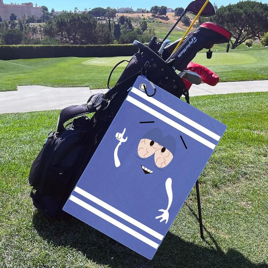 Zábavný prémiový golfový ručník z mikrovlákna, Potištěné golfové ručníky na golfové tašky pro muže a ženy, Skvělé golfové příslušenství pro muže golfisty