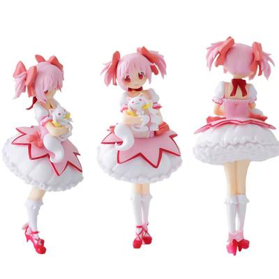 Nova Figura Magikano 18cm Puella Magi Madoka Magica Modelo de PVC Boneca Decoração de Mesa Figura de Ação Brinquedos Colecionáveis Presentes para Crianças