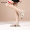 Red Dragonfly Women's Genuine Leather Flat Sandals, Soft Sole, New Summer 2026 Collection