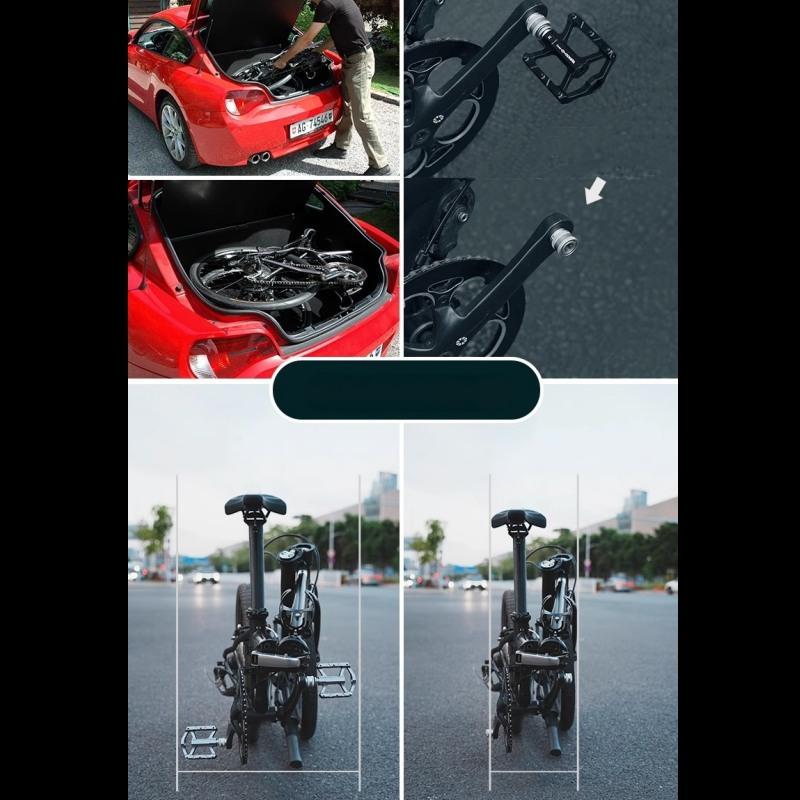 Dahon DAHON Folding Bike Quick Release Pedals 3 Bearing MTB Road Bike P8 D10 Bike Part Water Proof