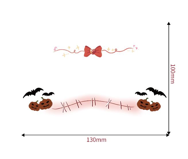 1set Halloween Face Tattoo Stickers Pumpkin Bat Star Moon Fake Freckles Temporary Tattoo Stickers for Music Party Festival Decor