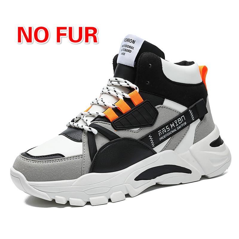 Winter Shoes Men Boots Plush Warm 