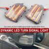2Pcs LED Dynamic Side Mirror Turn Signal Blinker Light Sequential Indicator Lamp for Volvo XC70 III 2008-2016 XC90 2007-2014