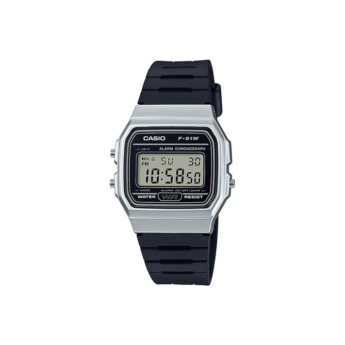 CASIO G Shock F 91WM 7A F-91WM-7A Black Silver