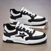 Men's shoes 2024 new breathable, trendy, versatile thick soled sports shoes, campus style, student casual skateboarding shoes