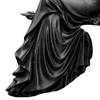 Resin Goddess Statue for Desk 3D Printed Reaper Figurine Ornaments, Dark Style Sculpture, Unique Aesthetic Decor Gothic Faceless Desktop Bookshelf