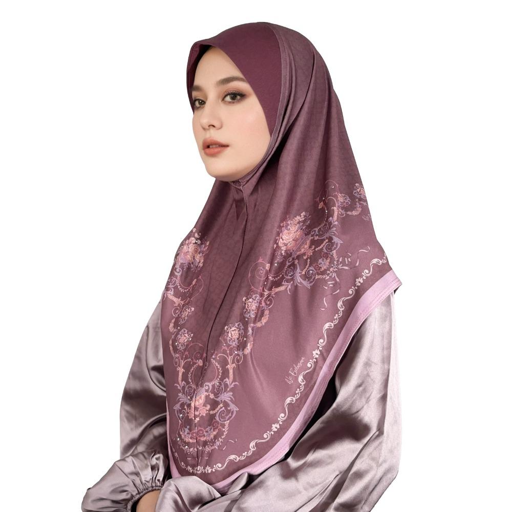 Elegant Chiffon Floral Print Chiffon Hijabs Linen Multicolor Arab Lady Headscarf All-match Ethnic Turban Cap All Seasons