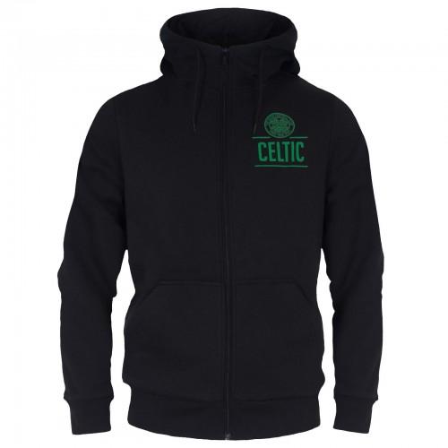 Celtic FC Mens Fleece Full Zip Hoodie
