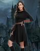 Women's Medieval Lace Hooded Renaissance Dress