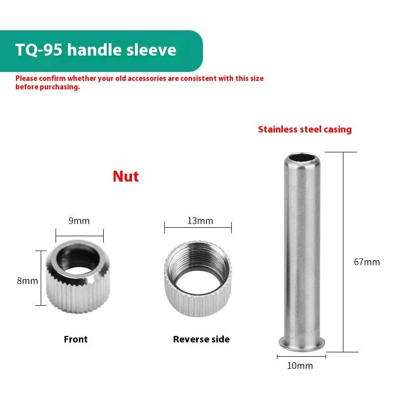1Set 927 Soldering Iron Tip Cannula Handle Head Adapter Socket Casing Solder Station Nozzle Sleeve Welding Accessories