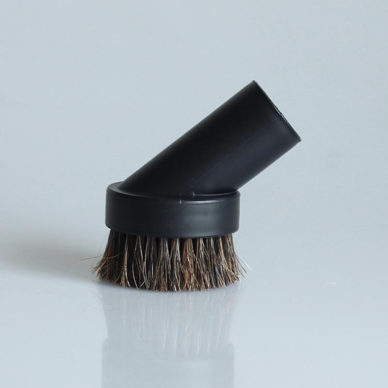 Vacuum Cleaner Accessories: Mixed Horsehair Round Brush and 32mm Suction Nozzle