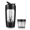 Automatic Electric Protein Shaker Bottle 650ml Rechargeable Portable Gym Fitness Cup With Powder Compartment