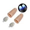 2Pcs PVC Party Magic Light Up Glow Thumbs Fingers Trick Appearing Light Close Up 