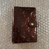 Used LOUIS VUITTON Monogram Vernis Agenda Cover Amarante New