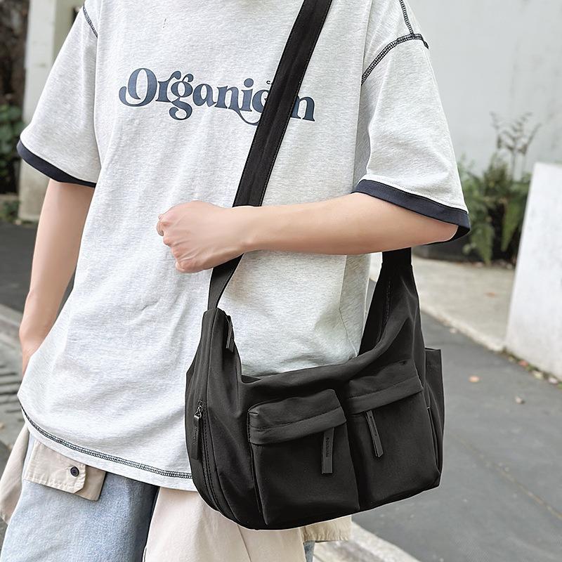 Nylontuch Freizeittasche Damen neue Sportwind Umhängetasche leicht vielseitig großes Fassungsvermögen Schultertasche