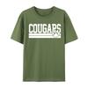 Cougars School Spirit Europe Tshirt Men Summer Cotton Tshirt Fitness Tees Tops Oversized Streetwear Casual Fitness T Shirt